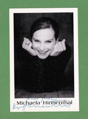 Michaela Hinnenthal - ( deutsche Schauspielerin) - persönlich signiert