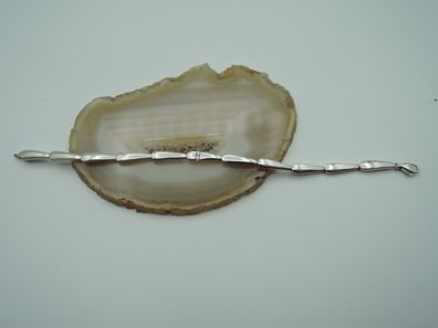 925 Silber Armband mit Zirkonia 19,5 cm Schmuck Damen Herren 100