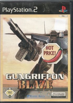 GunGriffon Blaze (Sony PlayStation 2, 2001, DVD-Box) mit Anleitung, Zustand gut