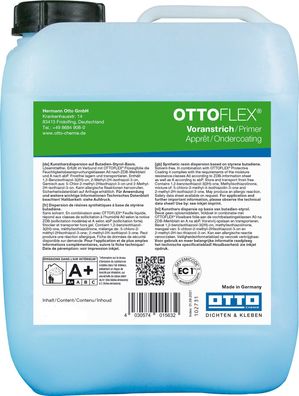 Ottoflex® Voranstrich 5 kg Grundierung für Flüssigfolie Abdichtung in Bad Dusche