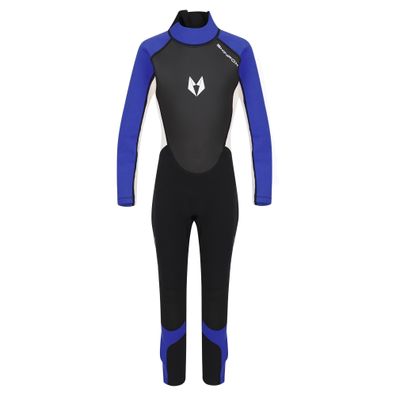 Skinfox SCOUT 1-16 J. Kinder Full Suit Neoprenanzug Schwimmanzug blau - Farbe: B