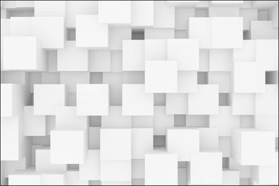 Muralo VINYL Fototapete XXL TAPETE quadratische Abstraktion 3D Effekt 876