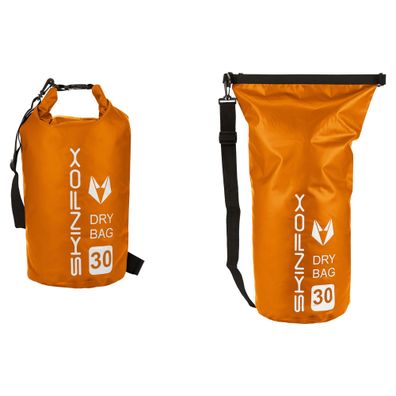 Skinfox DryBag wasserdichte SUP Tasche in ORANGE - Groesse: 30 Liter