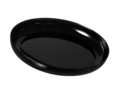 Suppenteller Ø 30 cm "4every day" schwarz aus voll gehärteten Opalglas