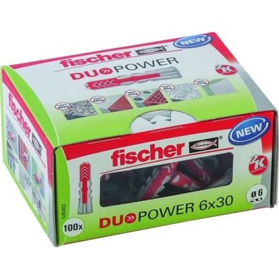Fischer Dübel DuoPower 6x30LD Nr. 535453 Kunststoffdübel