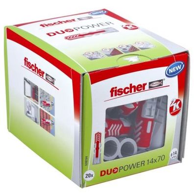 Fischer Dübel DuoPower 14x70 20Stk Nr. 538254 Nylondübel