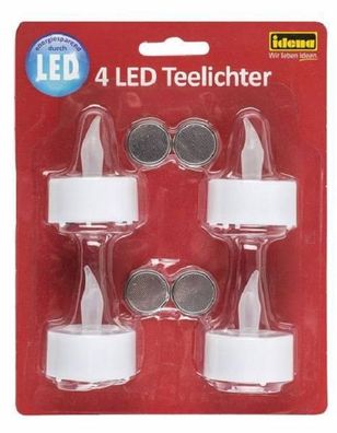 LED Teelichter Sets elektrischeTeelichter LED Kerzen inkl. CR2032 Batterien wählbar