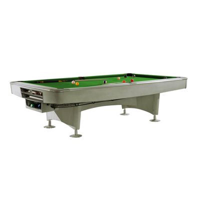 Billiard-Royal Pool- Billardtisch Gladiator Grau 8ft. Standard Yellow Green