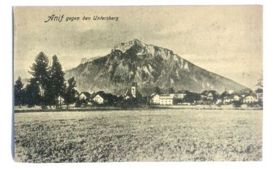 Salzburg Anif gegen den Untersberg