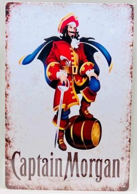 Nostalgie Retro Schild "Captain Morgan" 30 x 20 neu & OVP 12077 (Gr. 30x20)