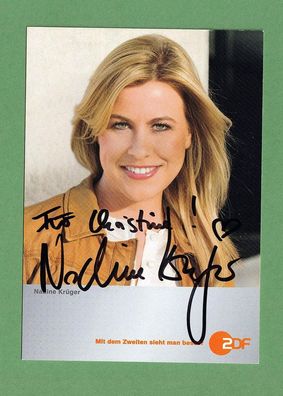 Nadine Krüger - persönlich signierte Autogrammkarte (3)