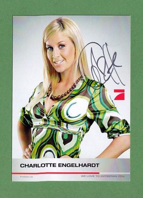 Charlotte Engelhardt ( verheiratet mit Sido ) - pers. signierte Autogrammkarte (2)