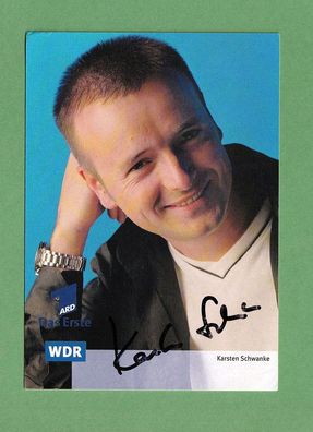 Karsten Schwanke ( WDR - deutsche Fernsehmoderator ) persönlich signiert