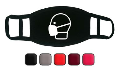 Gesichtsmaske Mund-Nase-Bedeckung Community Maske Logo Mundschutz bedruckt Fun