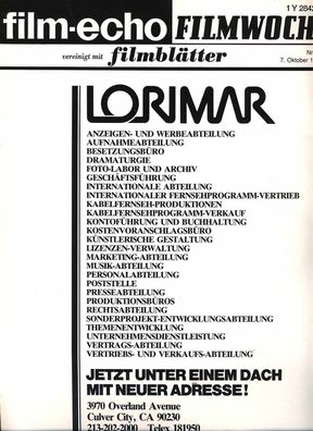 film-echo Filmwoche Ausgabe 1981 - Nr. 56