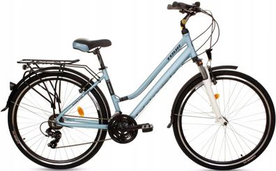 28 Zoll Alu Aluminium Damenfahrrad Mädchen Damen City Trekking Fahrrad Rad Bike