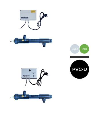 PURION 1000 PVC-U UV Anlage für Salzwasserpools mit einem Durchsatz bis zu 1000 l/ h