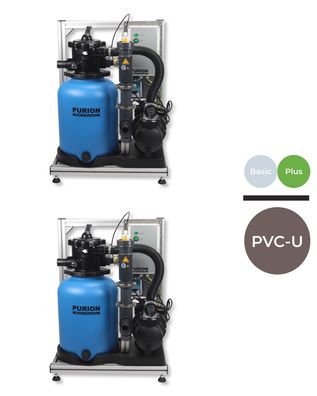 PURION 20 PVC-U vormontiertes UVC Kompaktsystem mit UVC Anlage, Pumpe und Sandfilter