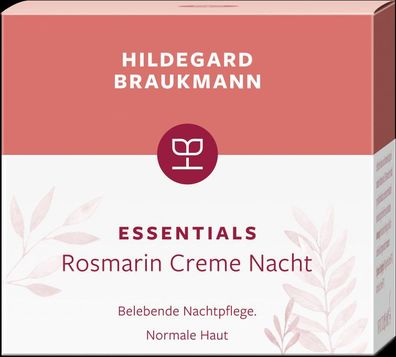 Hildegard Braukmann Essentials Rosmarin Creme Nacht 50 ml