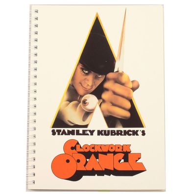 Stanley Kubrick's Clockwork Orange Notizbuch mit Spiralbindung Notebook Notizen