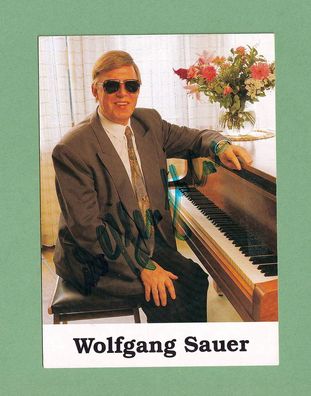 Wolfgang Sauer (deutscher Musiker ) - persönlich signiert