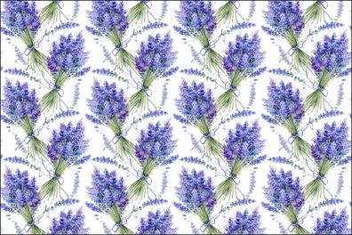 Muralo VINYL Fototapete XXL TAPETE Lavendel Blumen STRAUß Pflanzen Natur Abstrakt 190
