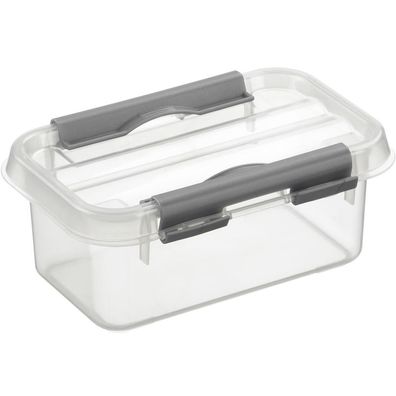 Aufbewahrungsbox mit Deckel Q-LINE 0,5 Liter Kunststoff BPA-frei stapelbar
