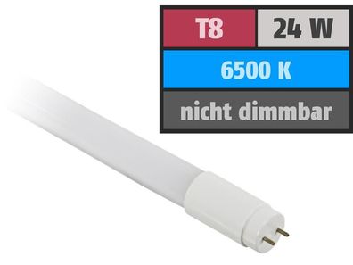 LED-Röhre, T8, 24W, 2.500 lm, 270°, 150cm, tageslichtweiß