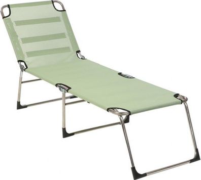 Campingliege Paradiso - in olive Alu/ Gewebe 70% PVC, 30% Polyester