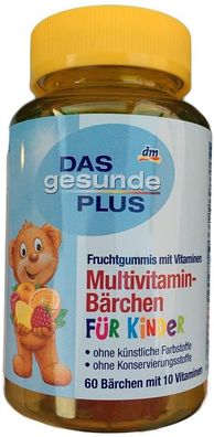 Mivolis Multivitamin-Bärchen FÜR KINDER Nahrungsergänzung mit Vitaminen 1x60 Stk