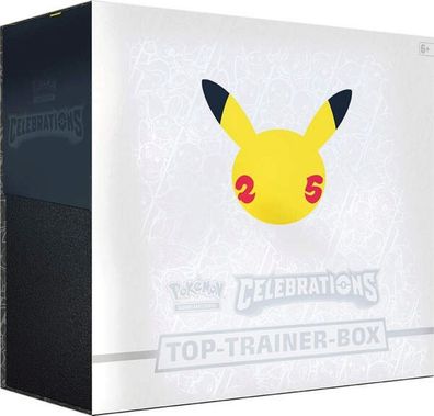 Pokémon 25th Anniversary Celebrations Top Trainer Box Deutsch