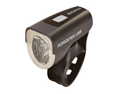 Sigma Fahrradlicht Vorderlicht Scheinwerfer LED Roadstar USB 25 Lux 0312