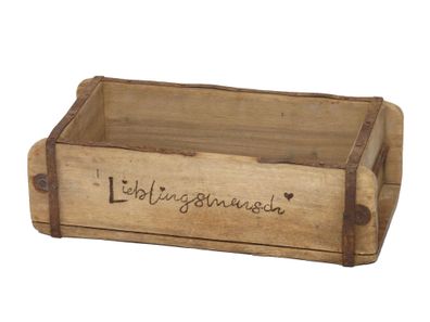 Laursen Ziegelform Lieblingsmensch Unika alte Backsteinform Holz Box Kiste