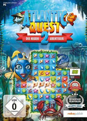 Atlantic Quest 2 - Match 3 - 3 Gewinnt Spiel - PC Download Version