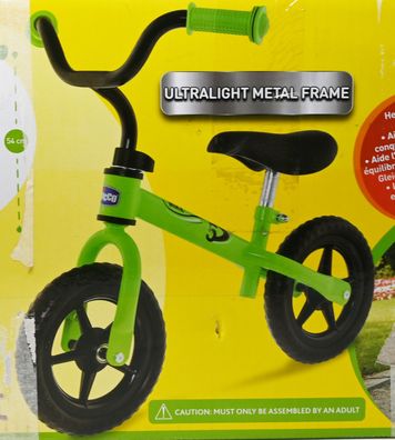 Chicco Green Rocket Laufrad für Kinder 2-5 Jahre Kinder Laufrad * V