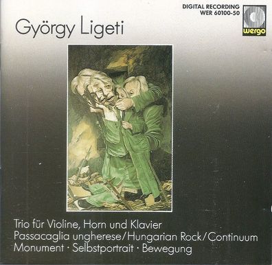 CD: György Ligeti: Trio / Passacaglia / Hungarian Rock / Continuum / Monument ...