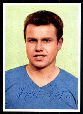 Fred Berz FC Schalke 04 60er Jahre Autogrammkarte Original Signiert