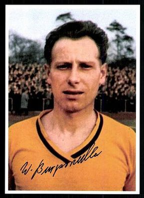 Willi Burgsmüller Borussia Dortmund 60er Jahre Autogrammkarte Original Signiert