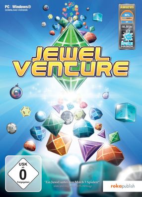 Jewel Venture - Über 1.000 Levels - 3 Gewinnt Spielspaß - PC Download Version
