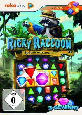 Ricky Raccoon: Der Schatz am Amazonas - Match 3 Spielspaß - PC Download Version