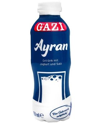 Gazi Ayran 20x 250ml Joghurt-Soft-Drink Erfrischungs-Getränk Mix-Getränk PET