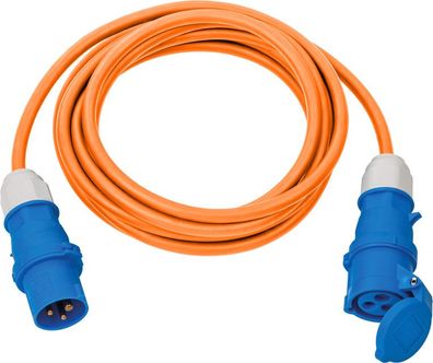 CEE 230V Verlängerungskabel 5m für den ständigen Einsatz im Außenbereich IP44