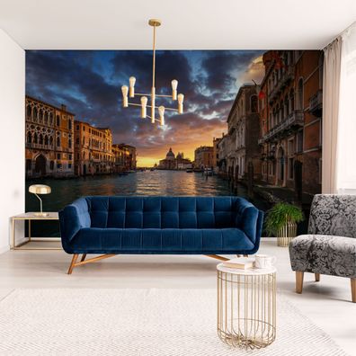 Muralo VINYL Fototapete XXL TAPETE Wohnzimmer Venedig Grand Canal 2792