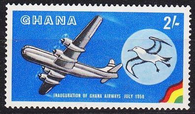 GHANA [1958] MiNr 0029 ( * * / mnh ) Flugzeuge