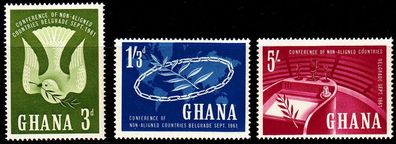 GHANA [1961] MiNr 0103-05 ( * * / mnh )