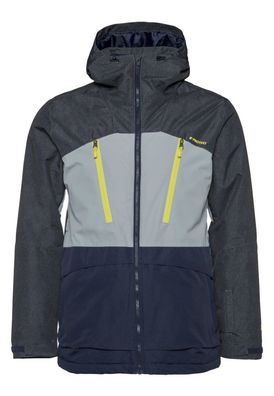 Protest Herren Skijacke Snowboardjacke Buston Grau/ Blau