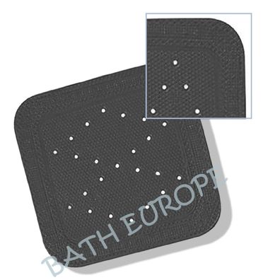 Calypso Anthrazit Duscheinlage 55x55cm. Rutschhemmend