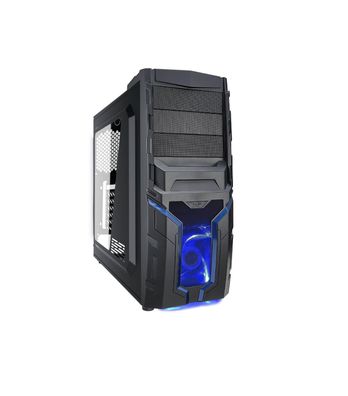 Gamer PC Tower Gehäuse AZZA Draco 207 ATX mit LED-Lüfter USB 3.0 2,5" HDD