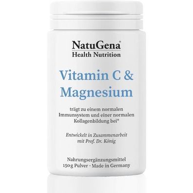 NatuGena Vitamin C und Magnesium Pulver 150g vegan MHD 02/2024