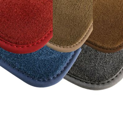 Fußmatten Luxus Velours für Mercedes S-Klasse W116 verschiedenen Farben